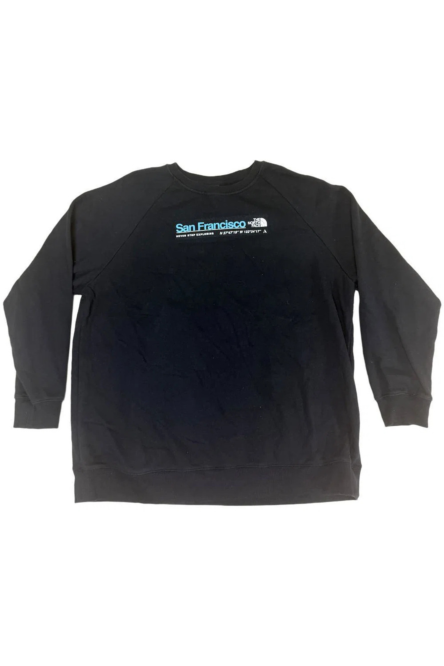 The North Face Women's City Crew Sweater San Francisco Black - Regular